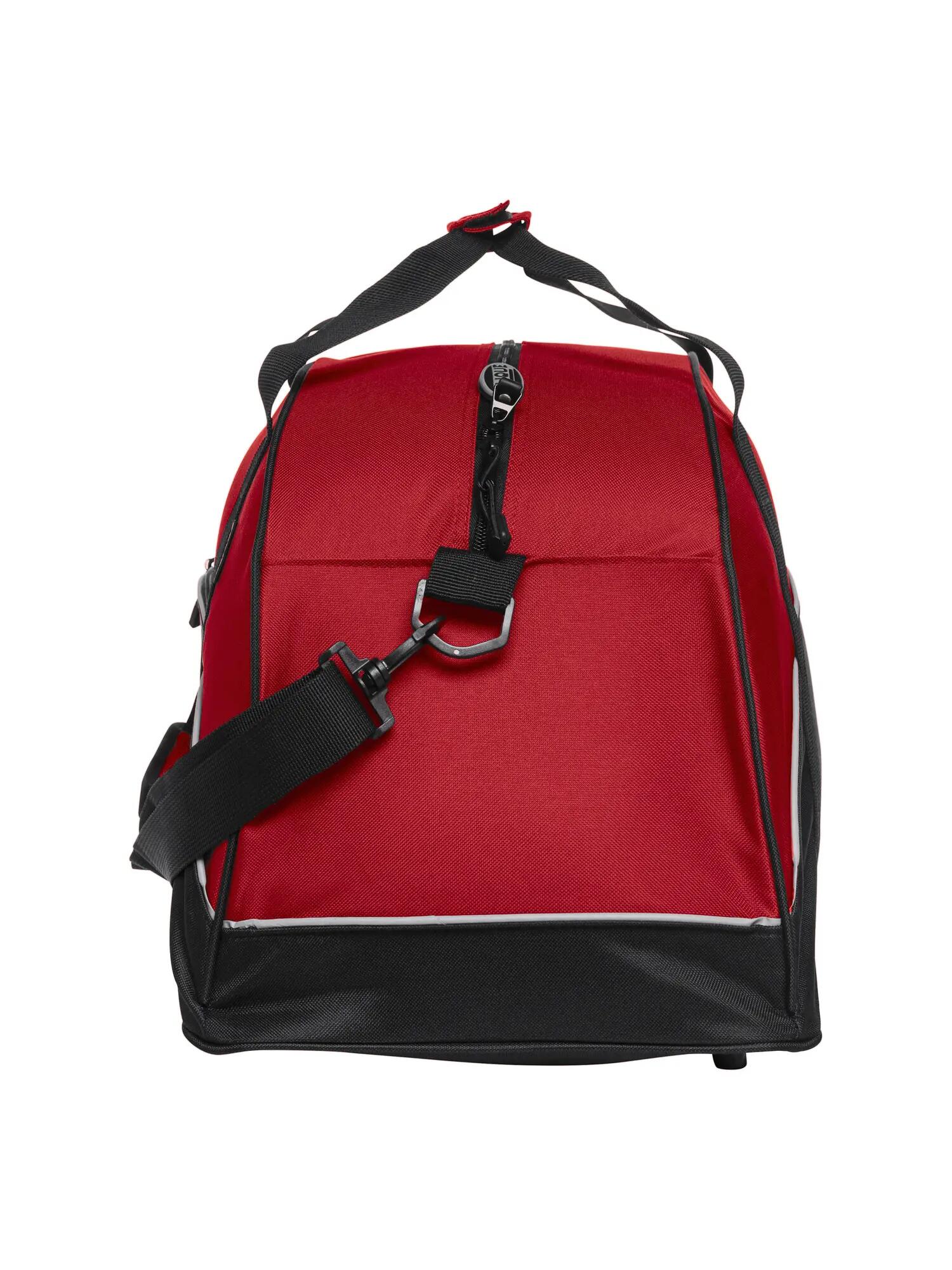 clique Sportbag czerwona z poliestru 600D z kieszenią na buty – red 5/5
