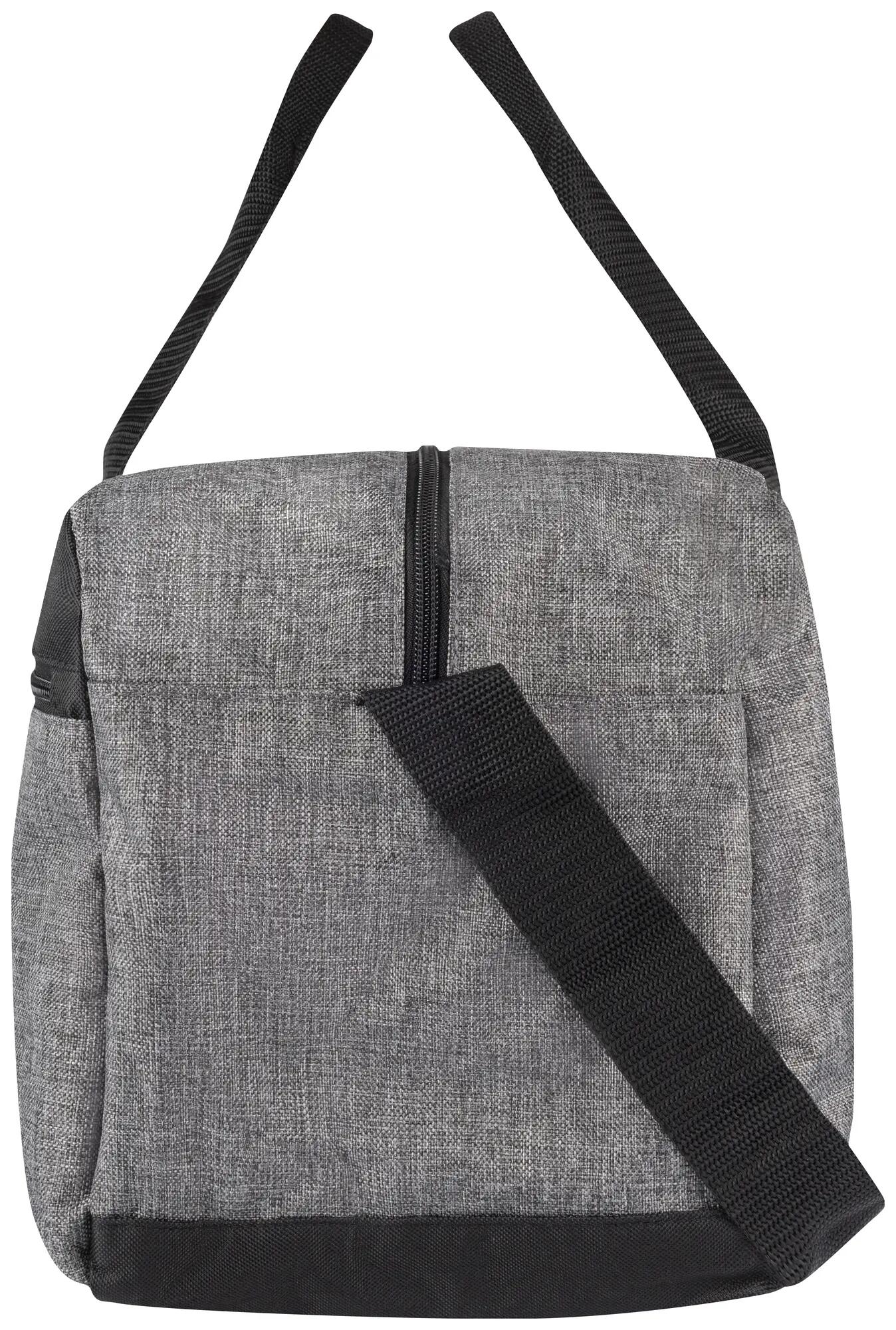clique Melange Travel Bag weekendtas van 600D polyester – grey melange 6/6