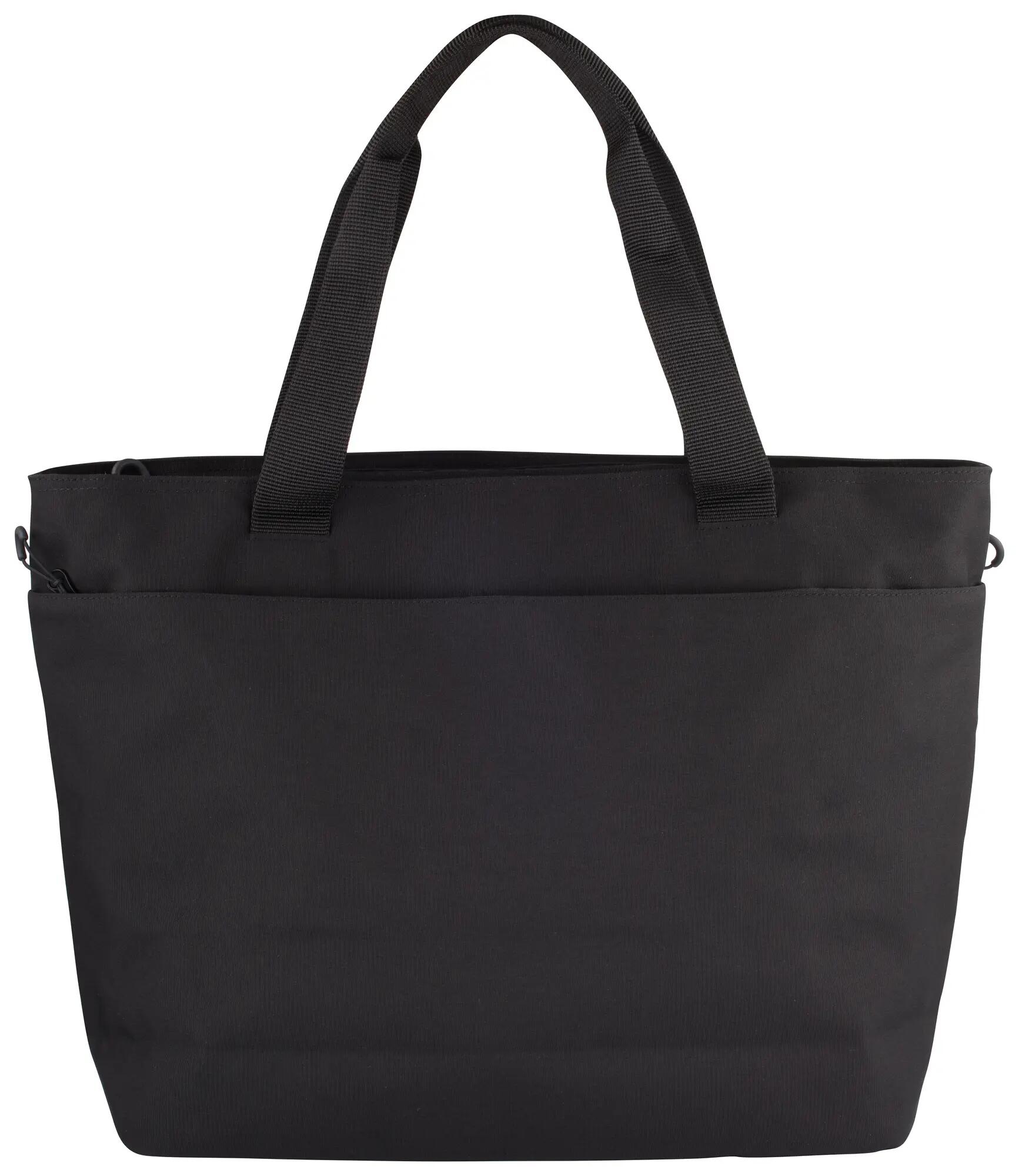 clique 2.0 Tote Bag sac ordinateur en Shantung Pongee – Black 3/5