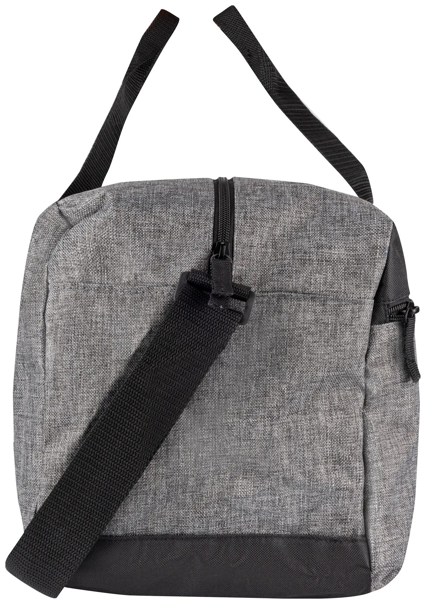 clique Melange Travel Bag weekendtas van 600D polyester – grey melange 5/6