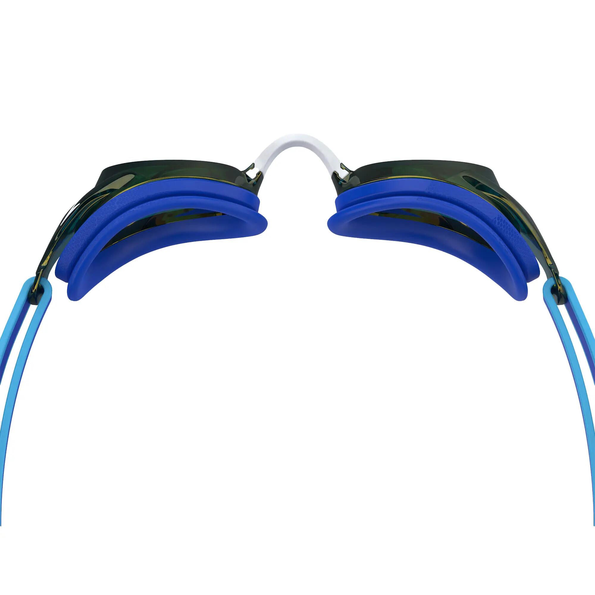 Lunettes De Natation Motif/style Miroir VANQUISHER 3.0 Enfant (Bleu) 4/7