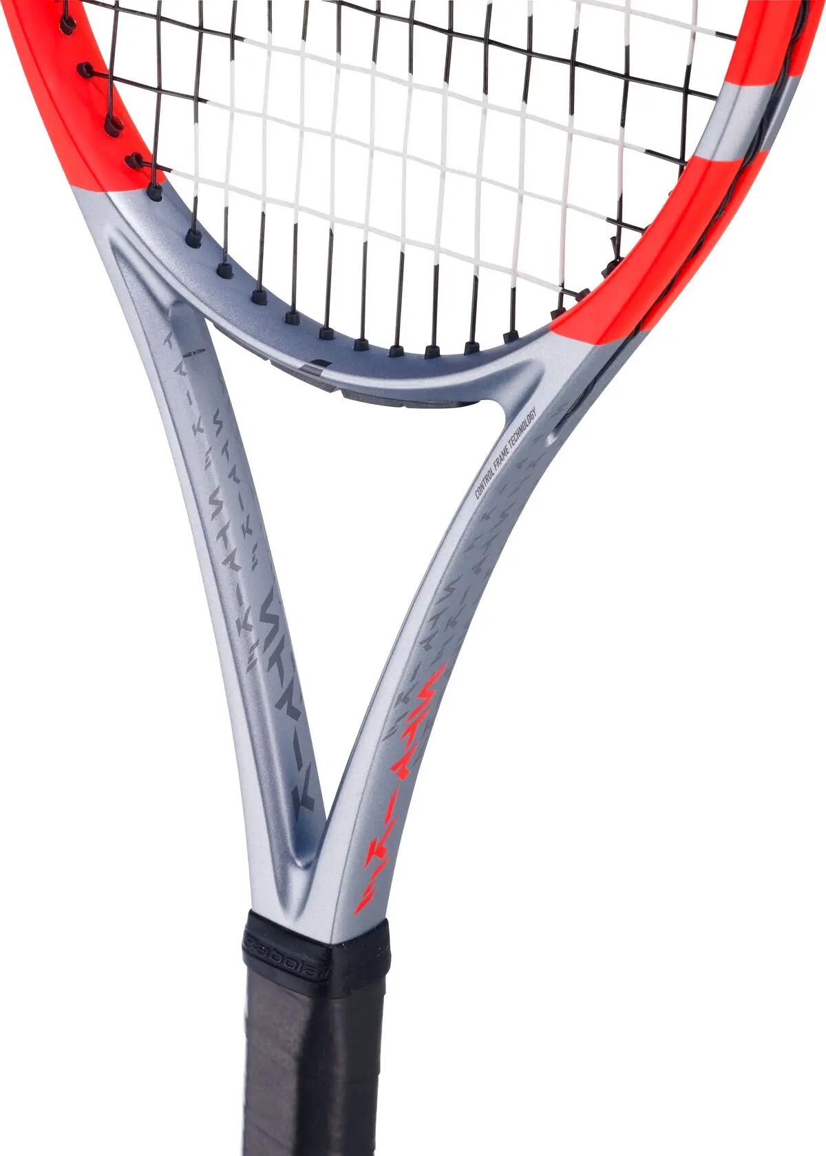 babolat Racket PURE STRIKE 100 16/20 em grafite – 3018GF Grey/Fluo Strike 6/7