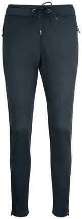 clique pantalon Odessa en polyester, coupe moderne unisexe – black
