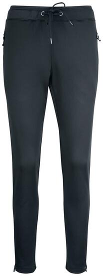 clique pantalon Odessa en polyester, coupe moderne unisexe – black