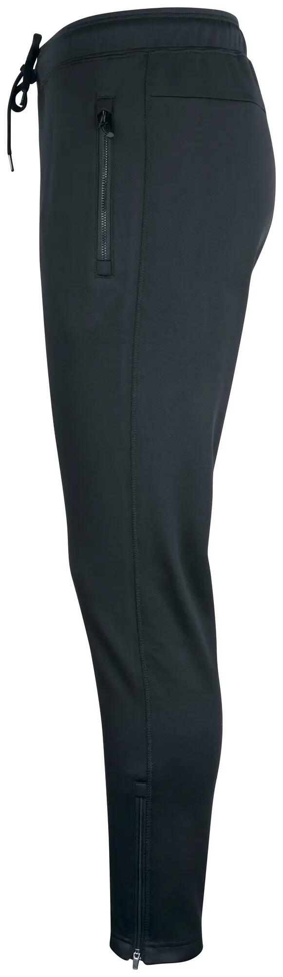clique Hose Odessa aus Polyester mit Kordel und Reißverschlusstaschen – black 3/4