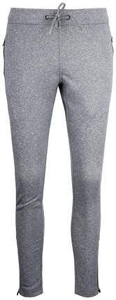 clique pantalon Odessa coupe moderne, taille élastique et cordon – grey melange