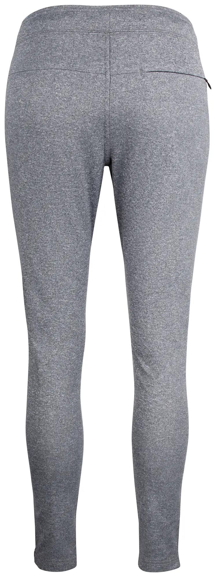 clique calça Odessa unisexo em poliéster com cintura elástica – grey melange 2/4