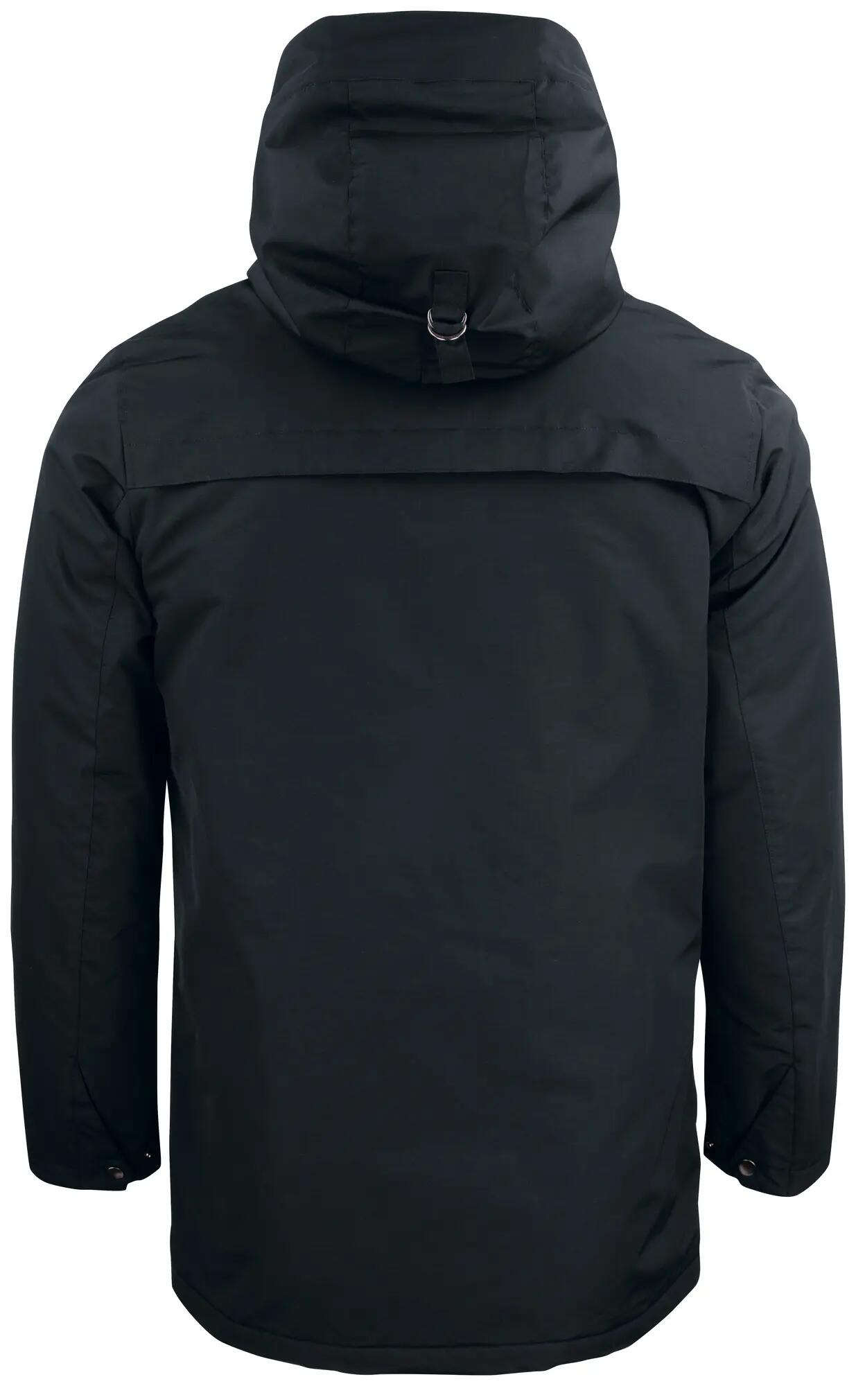 clique Creston gesteppte Parka aus Nylon mit Teddy-Kapuze – black 2/4