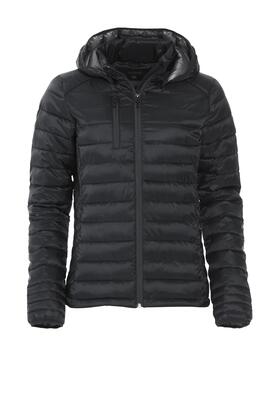 Clique hudson women zwarte jas met donsachtig opvulsel – black