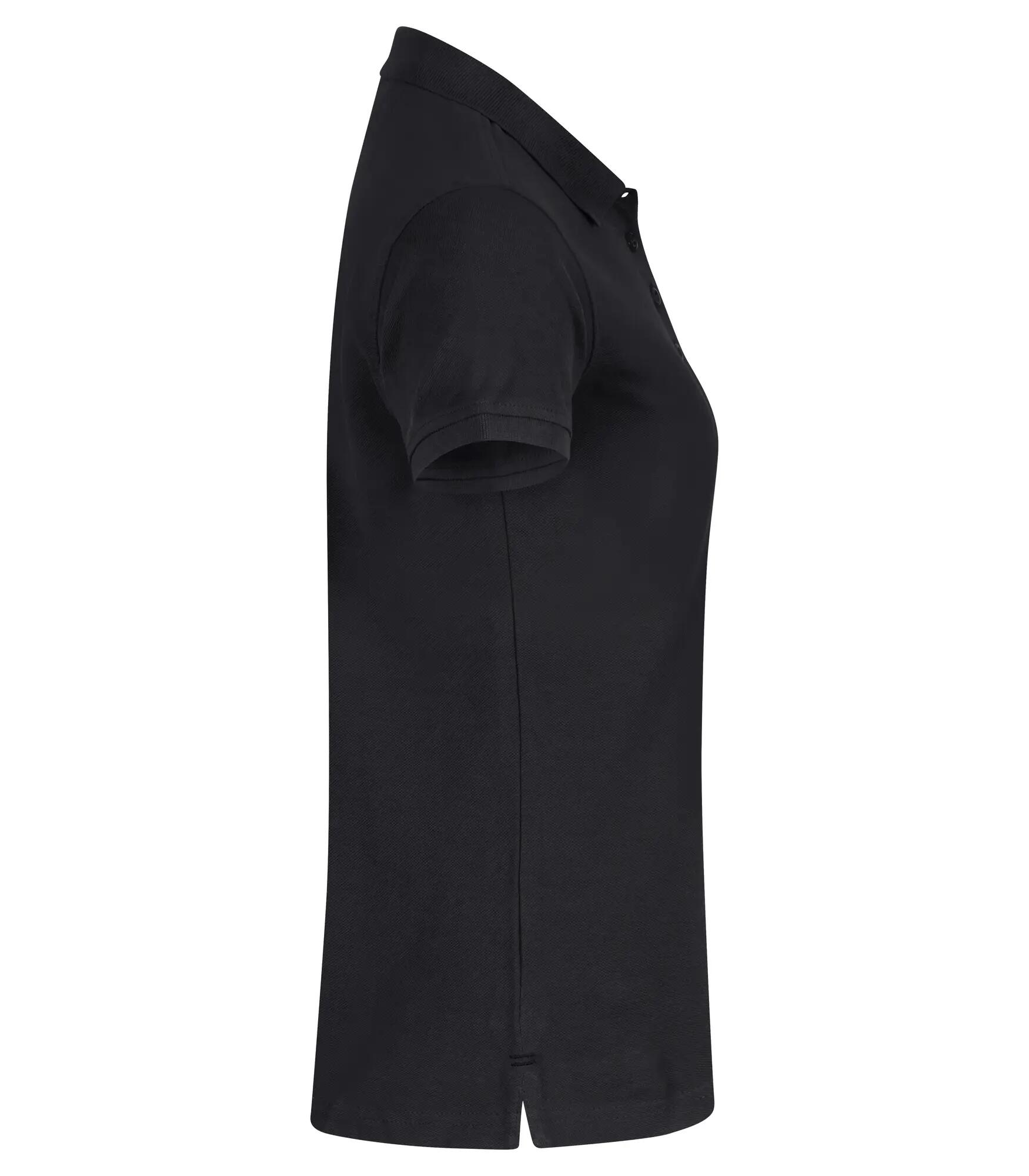 clique Heavy Premium Polo Women — Polo pesado em algodão penteado – black 4/4