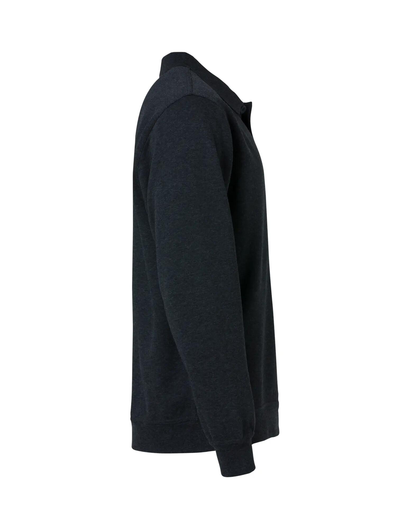 clique Basic Polo Sweater en tissu doux 65/35 – anthracite melange 4/4