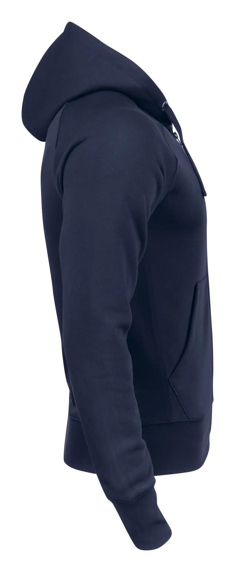 clique Harper sweatshirt com capuz e fecho unissexo - bolso canguru – dark navy 4/4