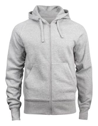 clique Harper bluza z kapturem rozpinana unisex, podszewka kaptura z tego
