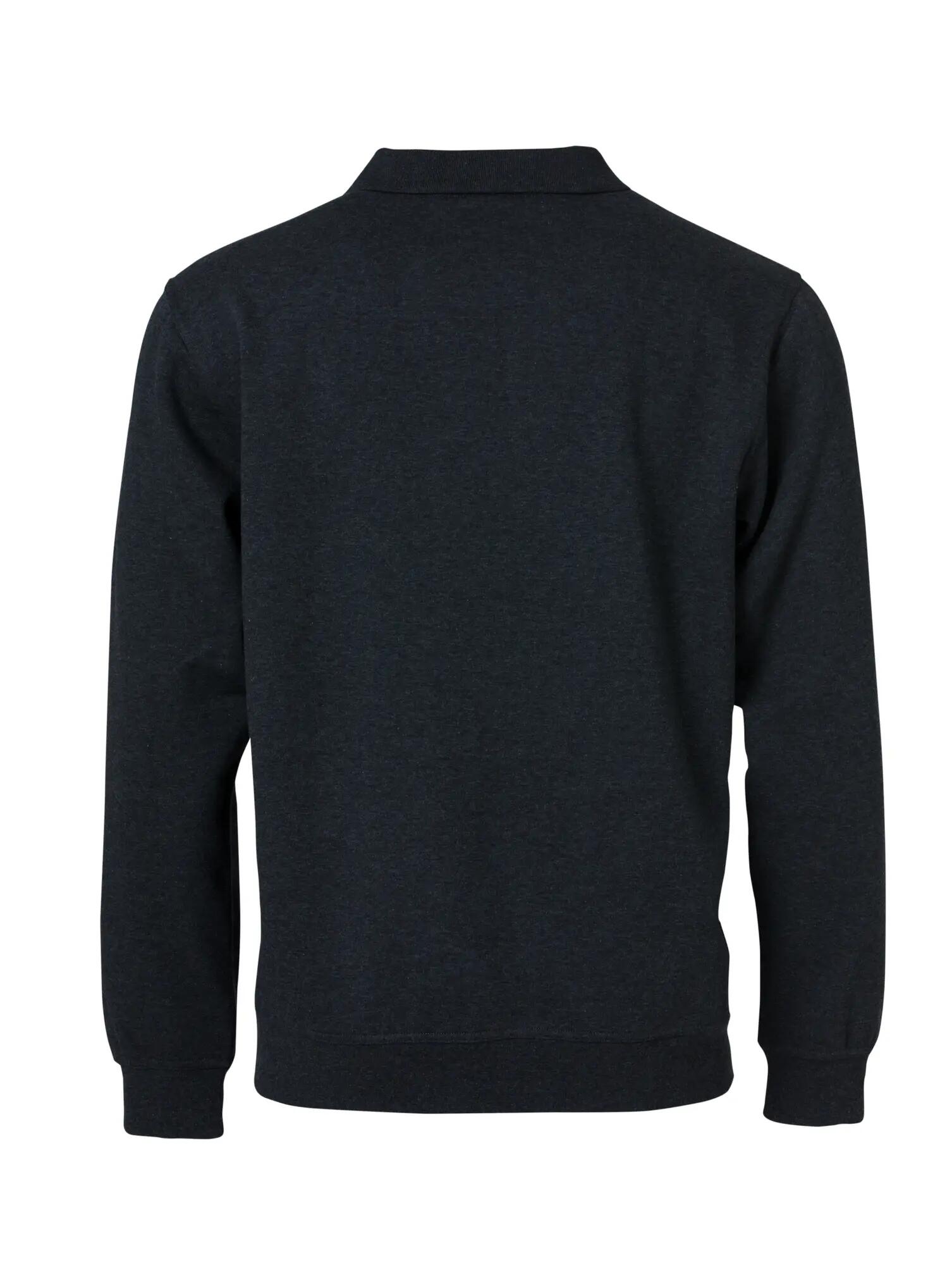clique Basic Polo Sweater en tissu doux 65/35 – anthracite melange 2/4