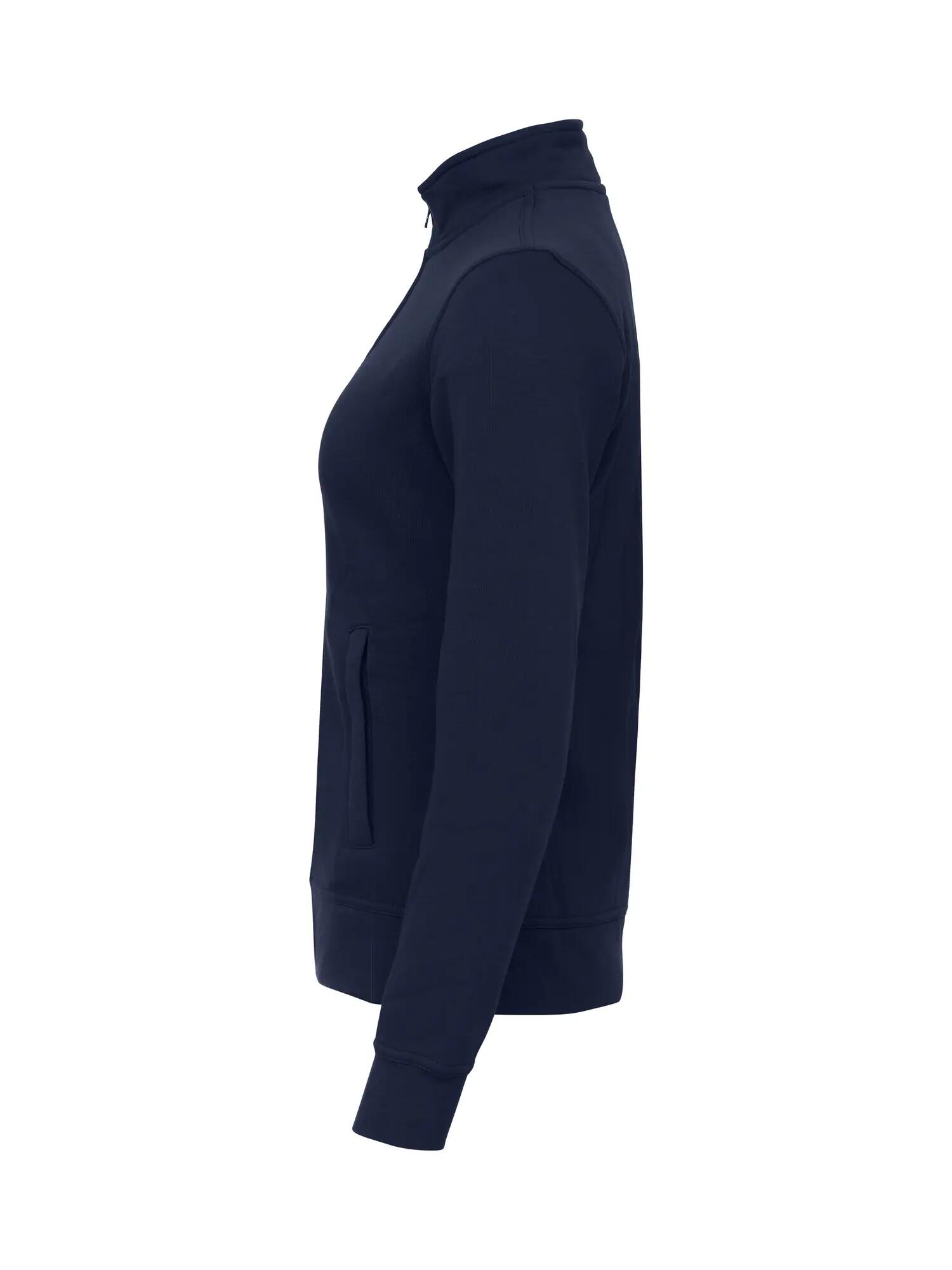 clique Basic Cardigan Damski w materiale dresowym, dark navy 4/4