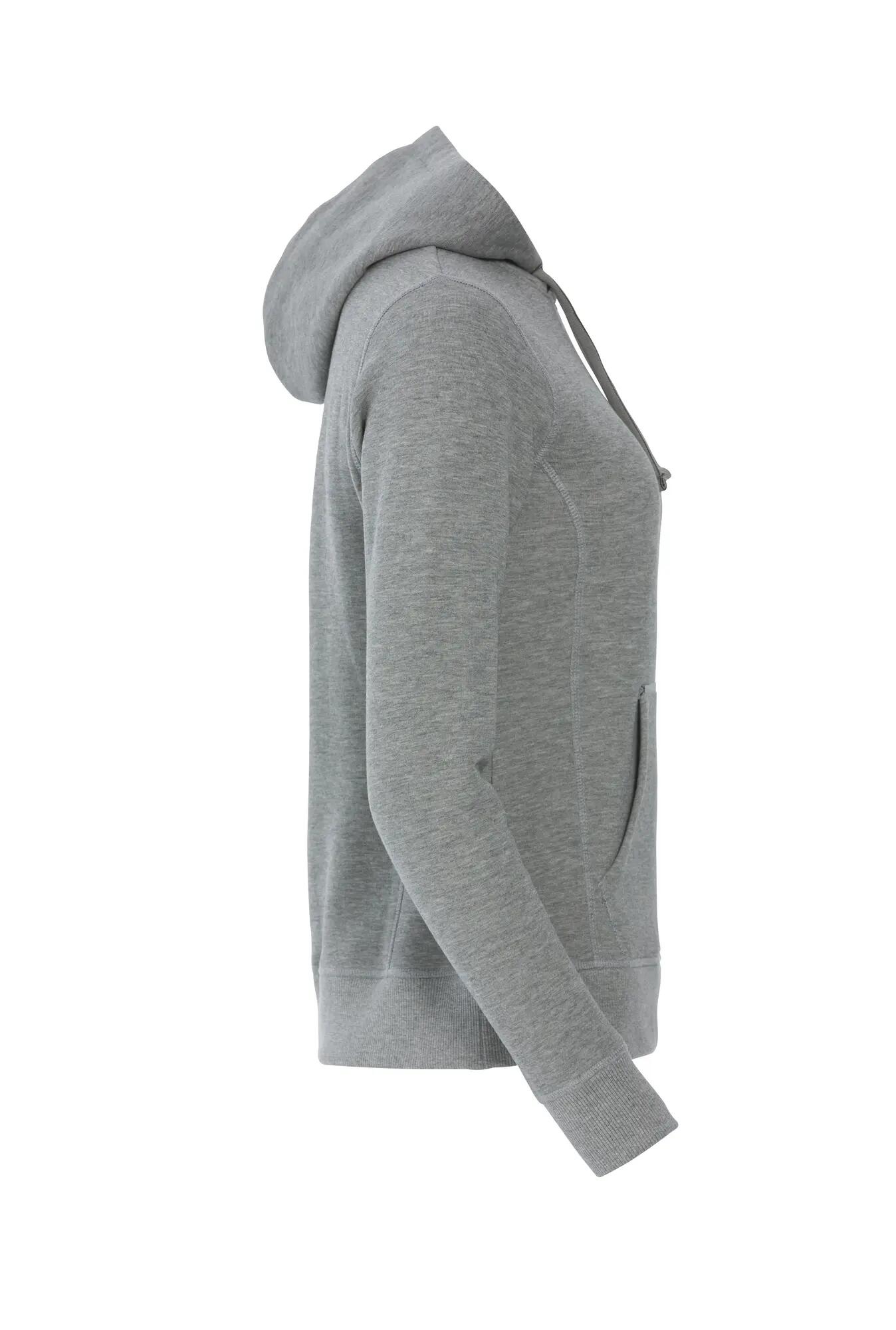 clique Classic Hoody Women Kapuzenpullover in grau melange – grey melange 5/5