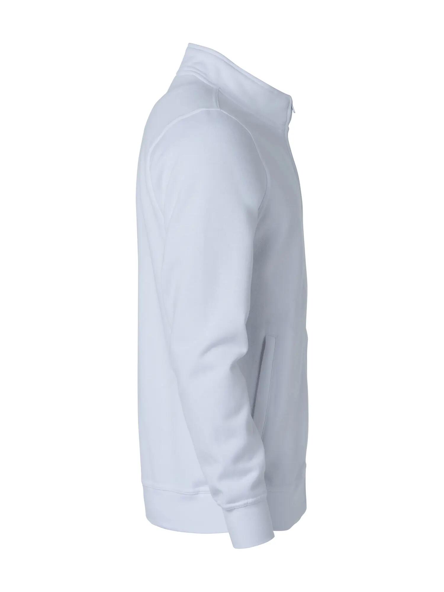 clique Cardigan Junior básico em felpa branco – white 4/4