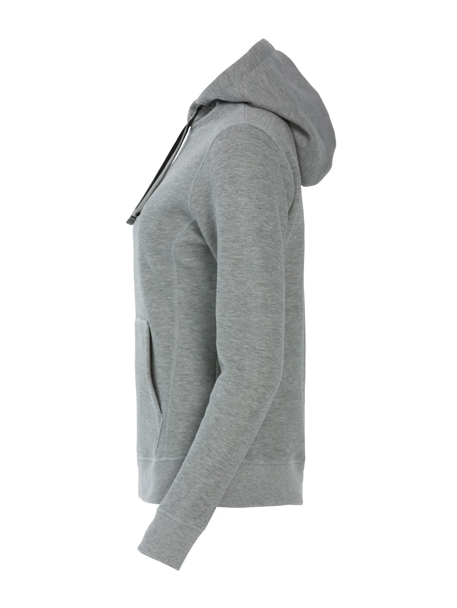 clique Classic Hoody Women Kapuzenpullover in grau melange – grey melange 4/5