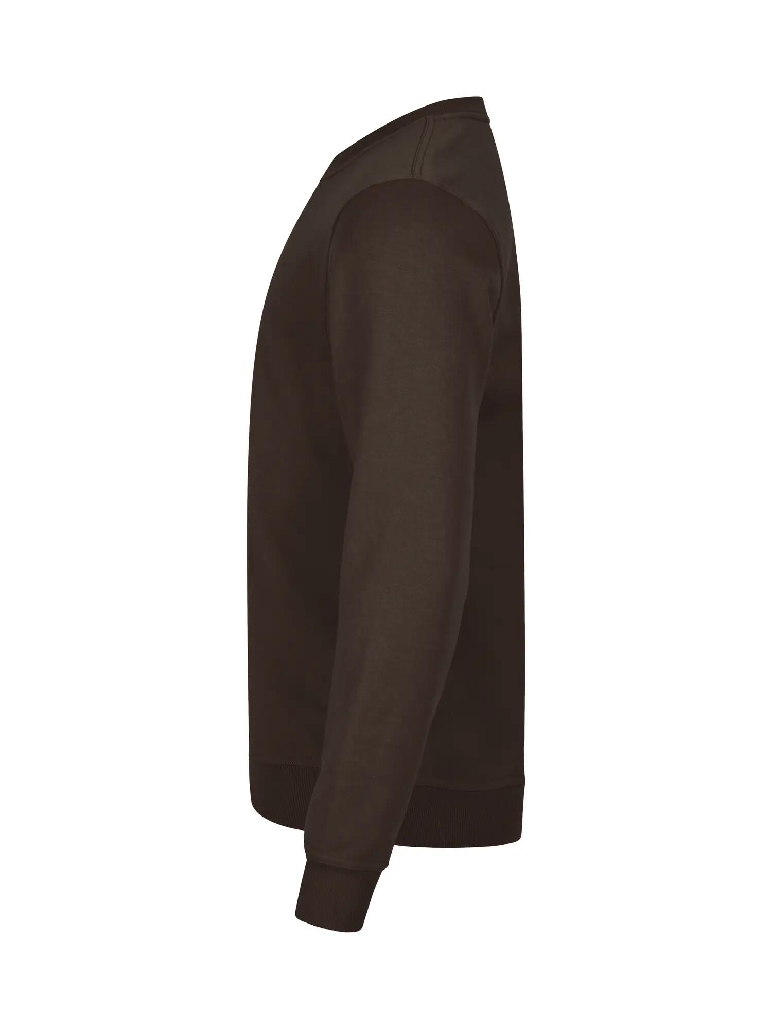 clique Miami Roundneck – camisola gola redonda em algodão reciclado – Dark Mocca 2/4