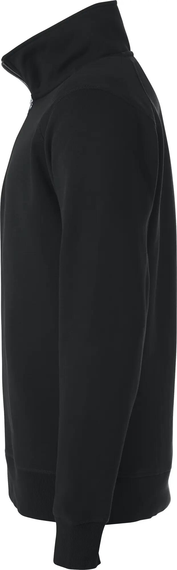 clique Classic Half Zip sweatshirt ½ zip unissexo com bolso oculto – black 3/4