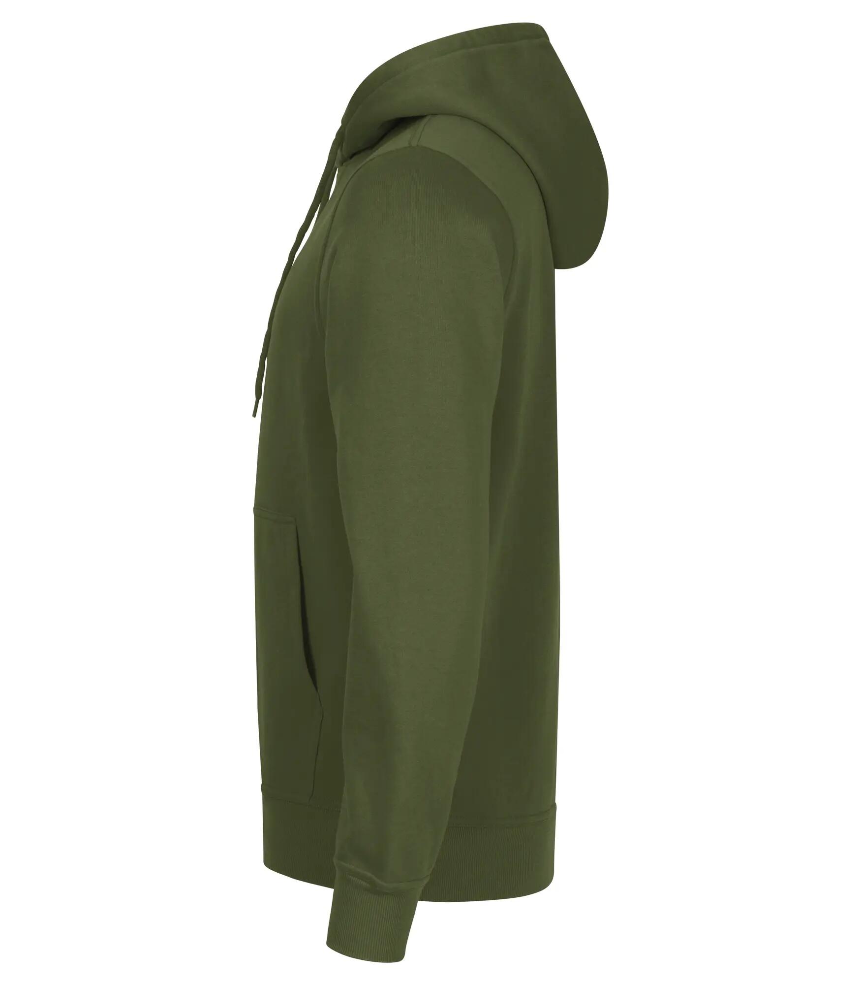 clique Miami Kapuzenpullover aus Baumwolle und Recyclingpolyester – olive Green 4/4