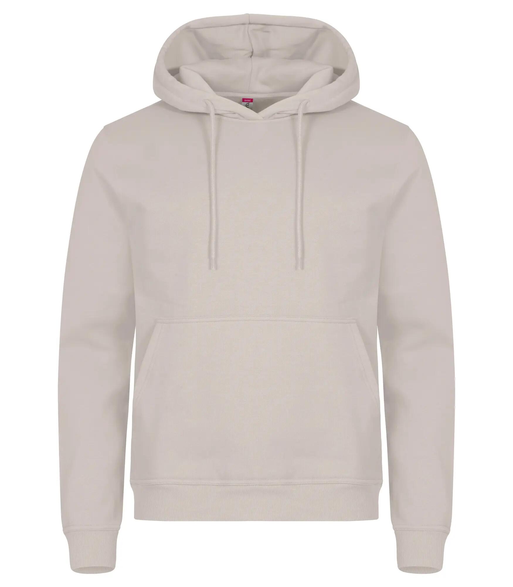 clique Hoodie Miami em algodão e poliéster reciclado – Stone 1/4