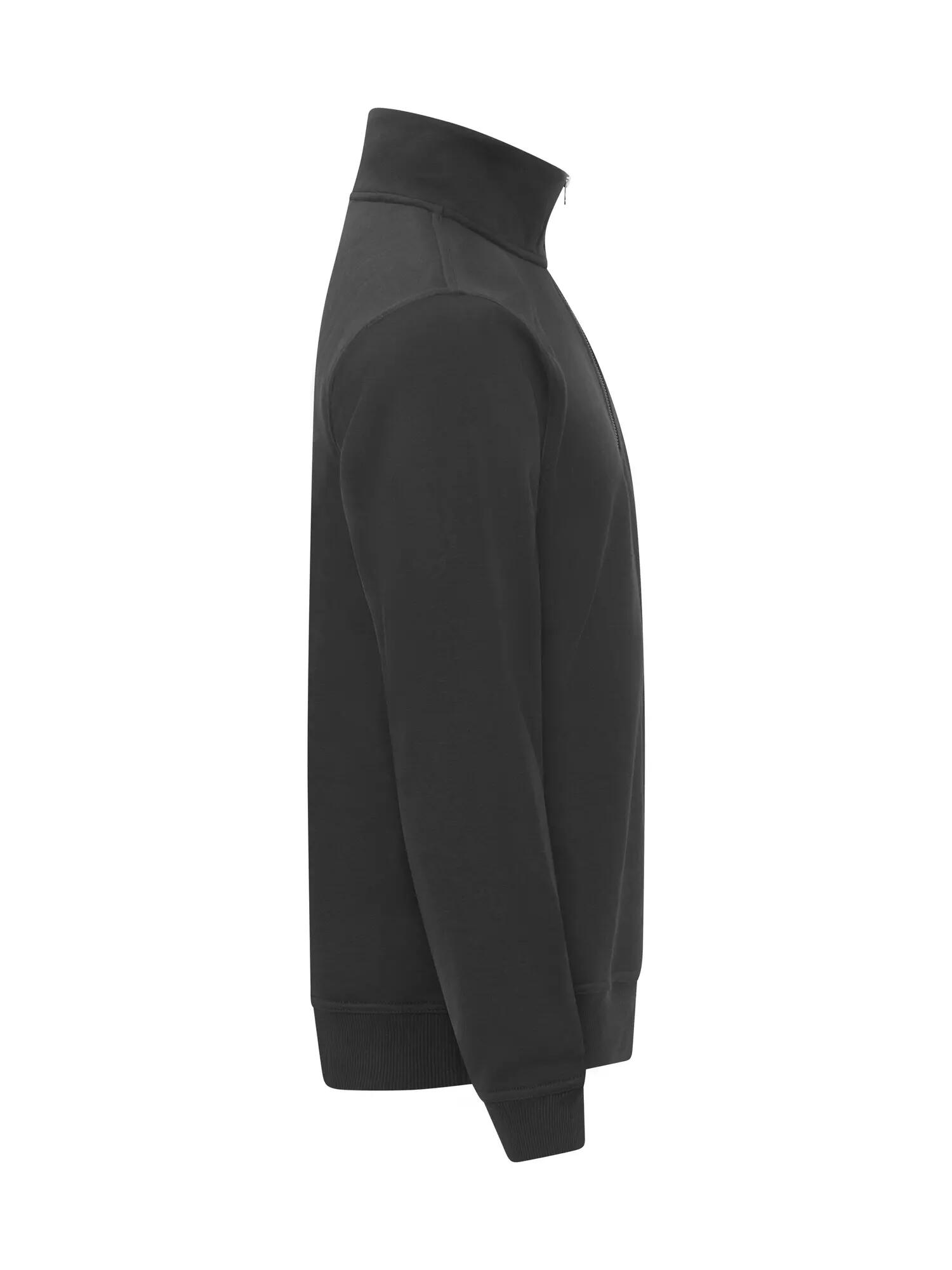 clique Sweat half-zip em algodão e poliéster reciclado – Black 4/4