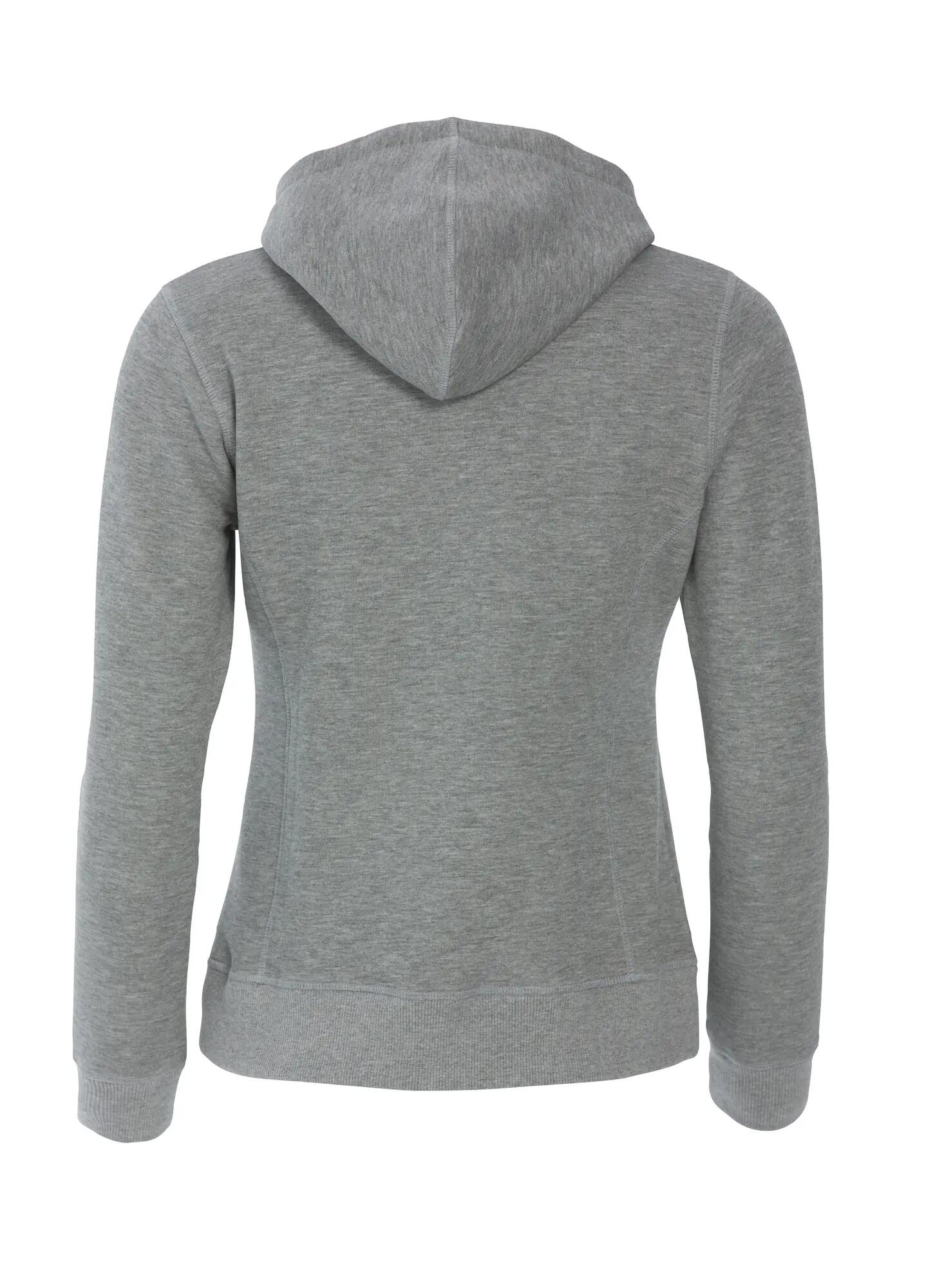 clique Classic Hoody Women Kapuzenpullover in grau melange – grey melange 3/5