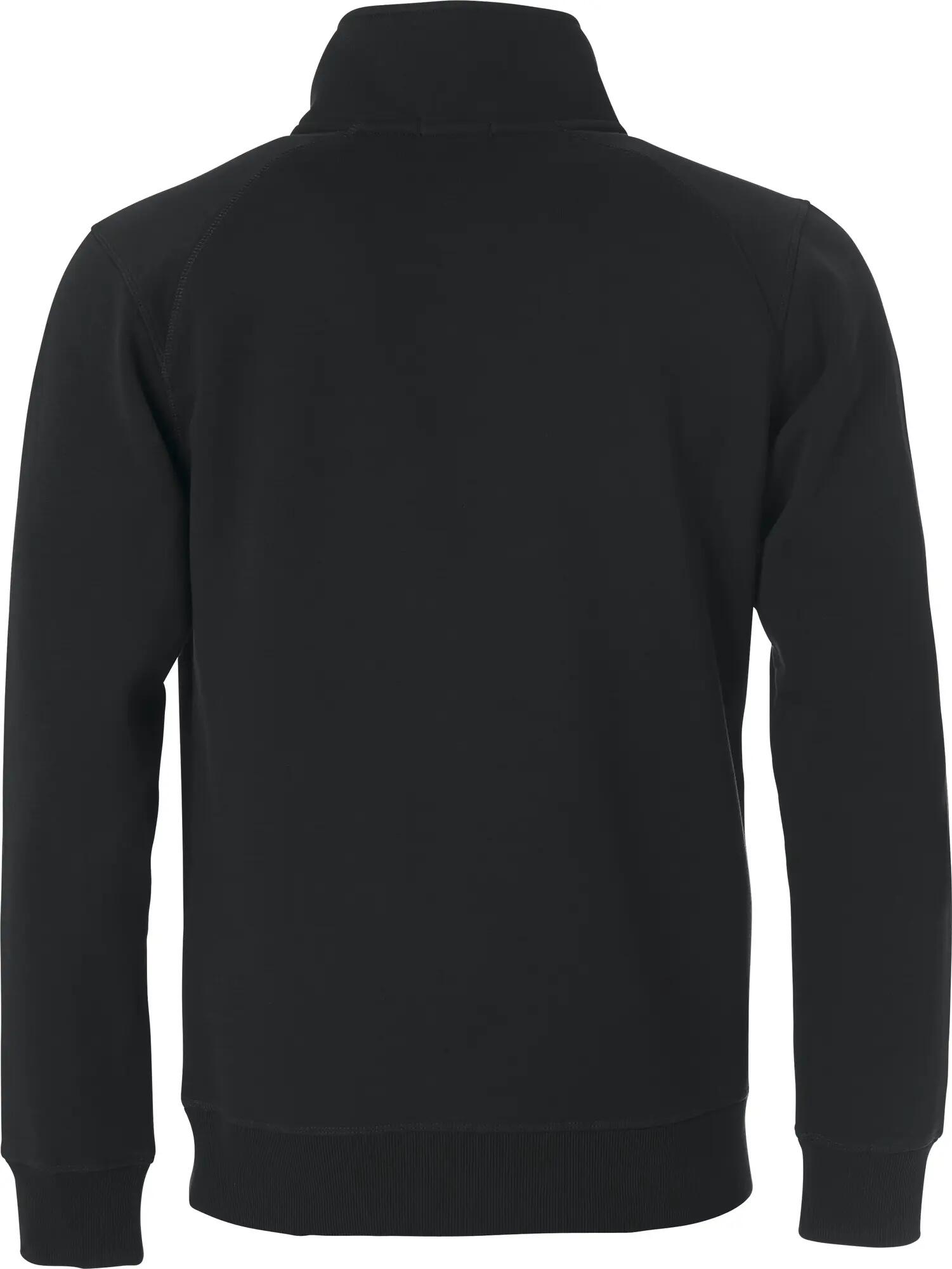 clique Classic Half Zip sweatshirt ½ zip unissexo com bolso oculto – black 2/4