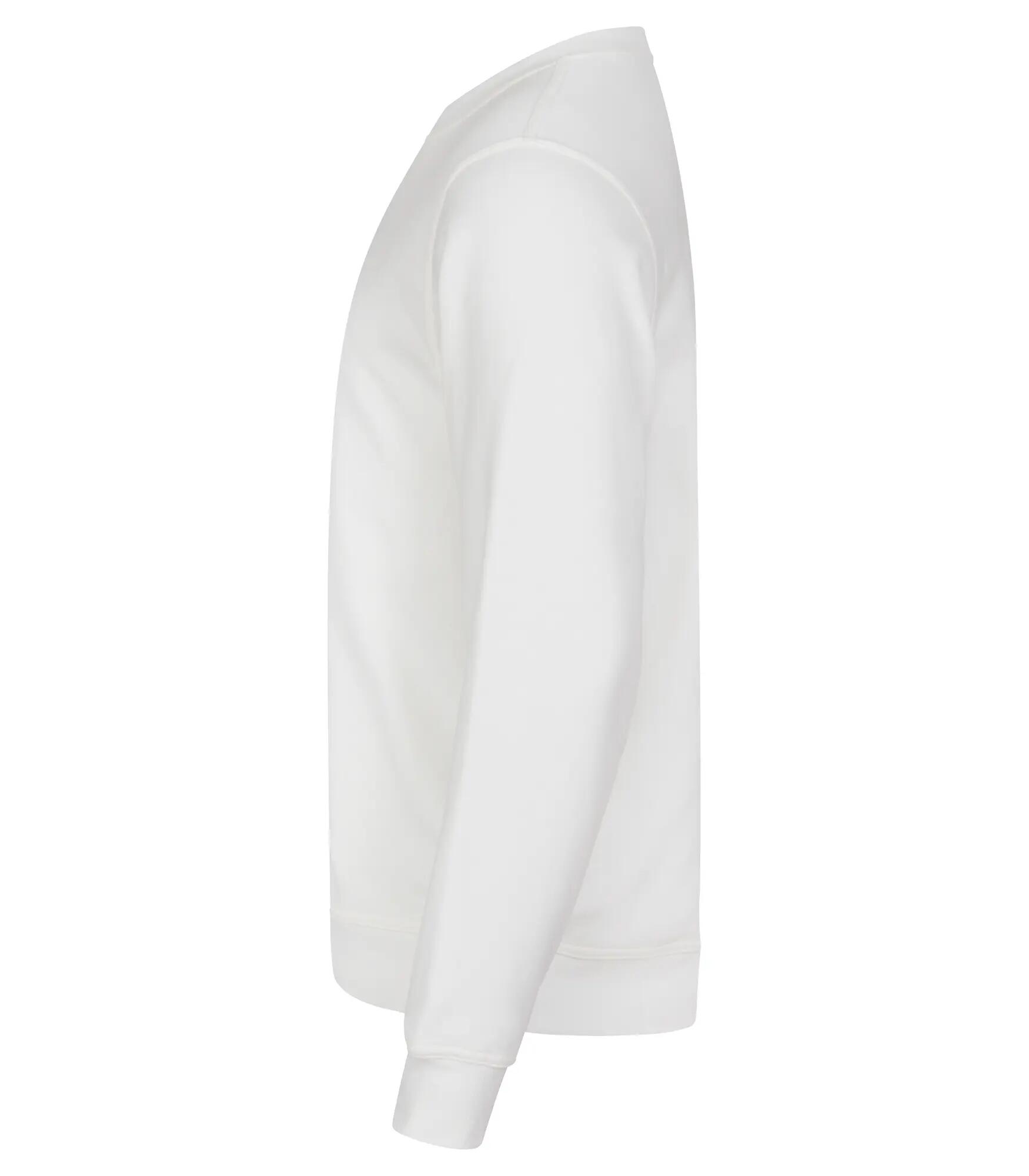 clique Miami Roundneck - Unisex trui van katoen en gerecycled polyester – Off 3/4