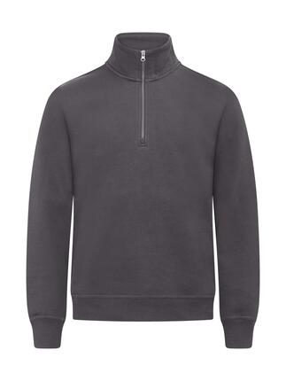 clique Miami Half Zip trui met halve rits van katoen en gerecycled polyester –