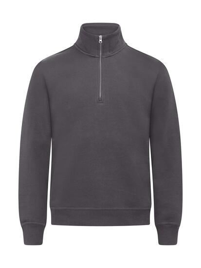 clique Miami Half Zip trui met halve rits van katoen en gerecycled polyester –