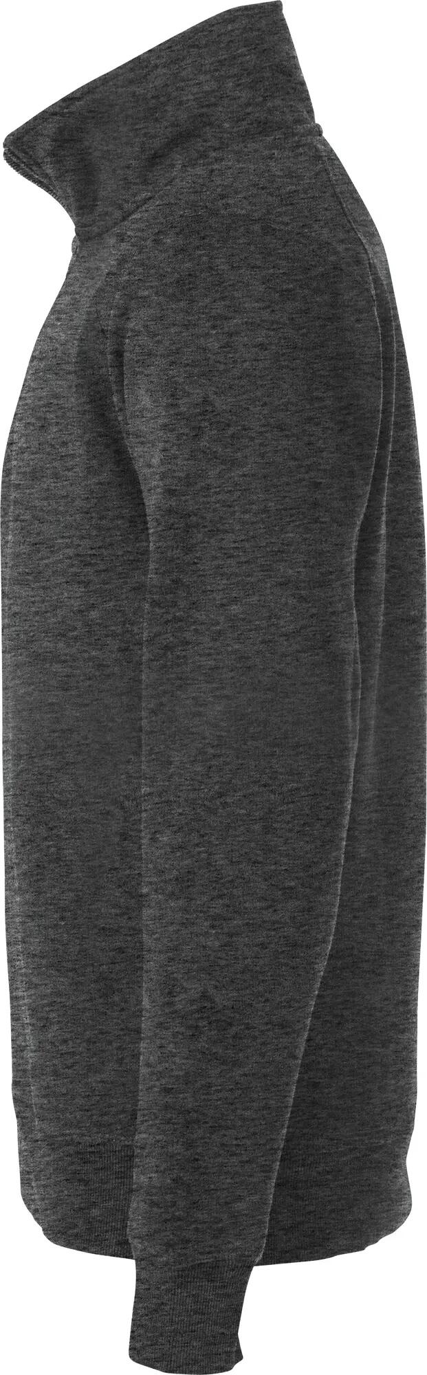 clique Classic Half Zip sweatshirt ½ zip unissexo com bolso oculto – anthracite 3/4