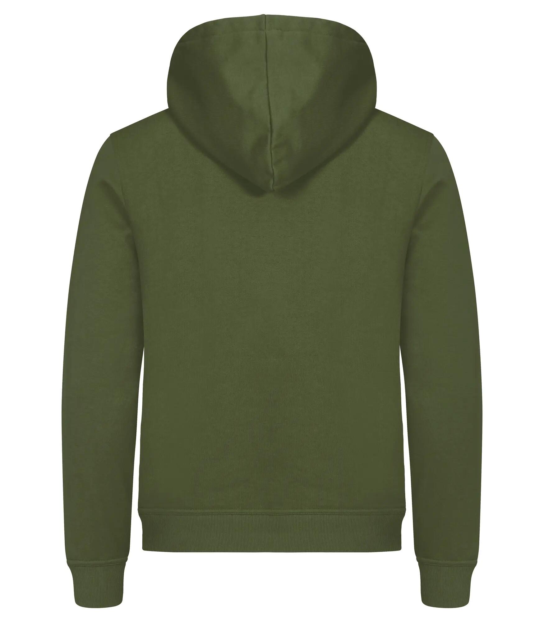 clique Miami Kapuzenpullover aus Baumwolle und Recyclingpolyester – olive Green 3/4