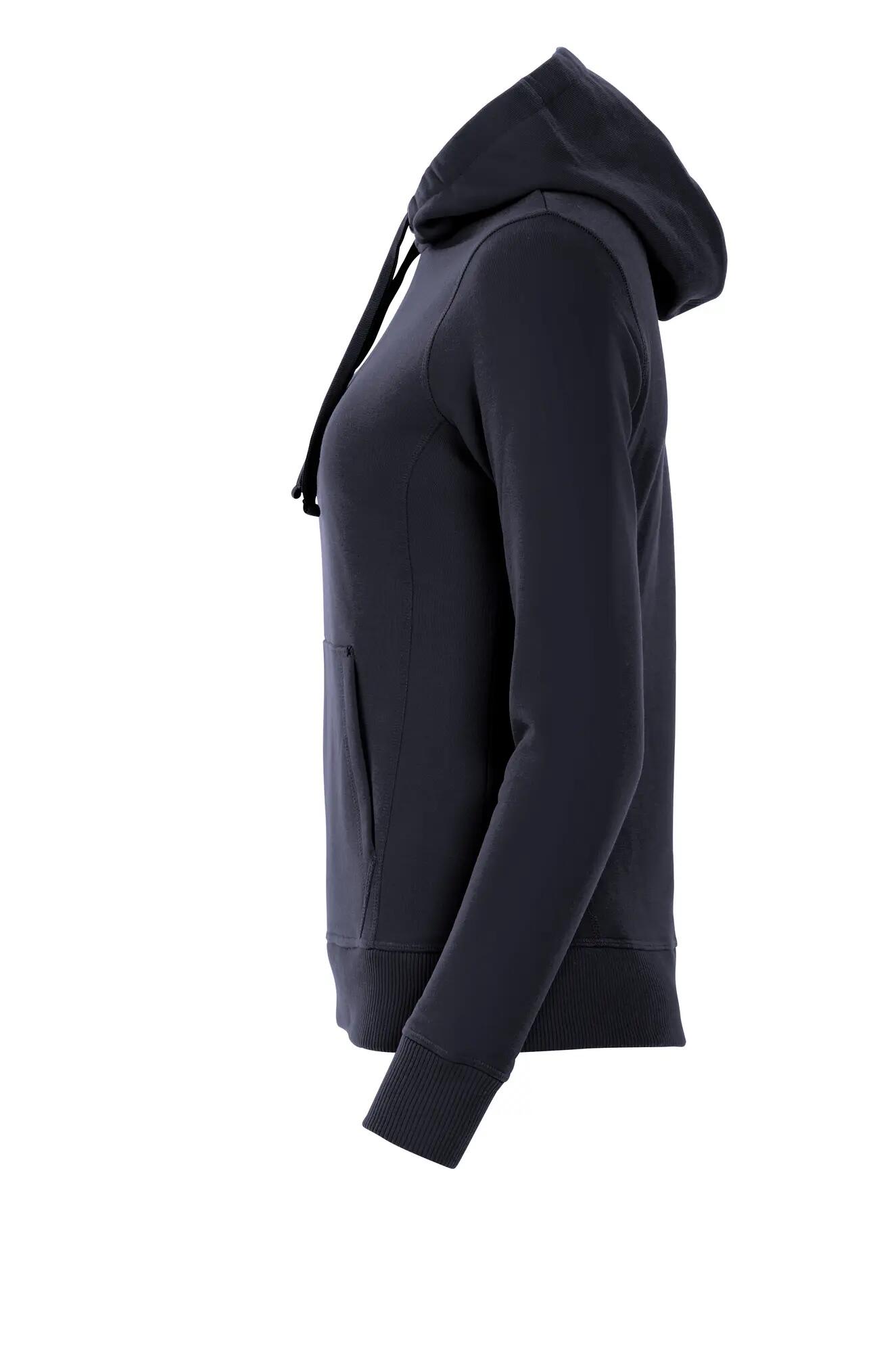 clique Classic Hoody Women – sweat com capuz em mistura de algodão, corte 3/4
