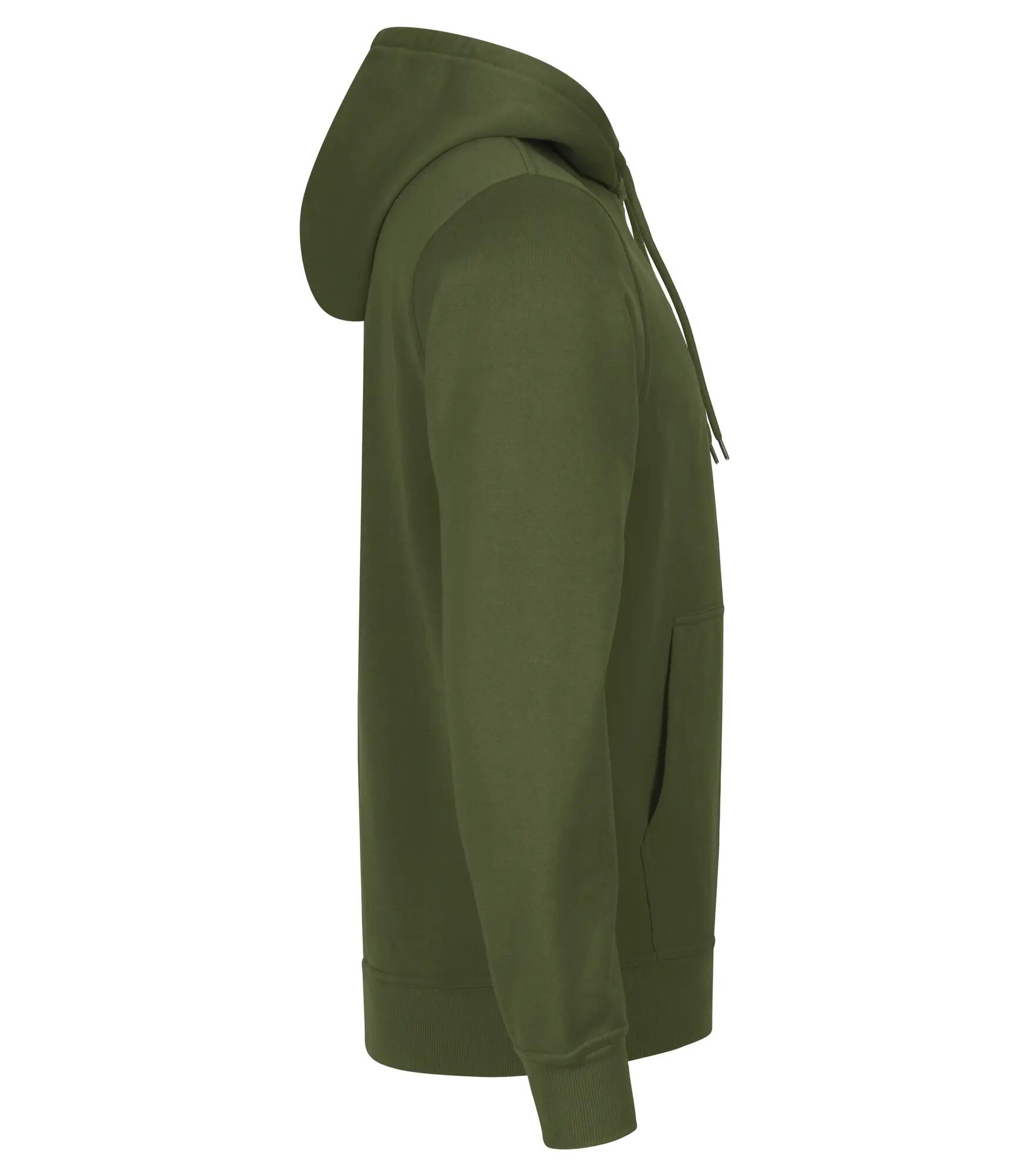 clique Miami Kapuzenpullover aus Baumwolle und Recyclingpolyester – olive Green 2/4