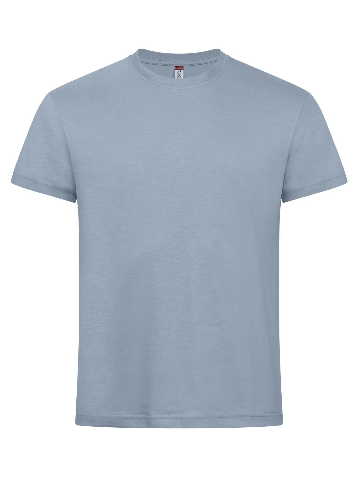 clique New Classic-T heren T-shirt van ringspun katoen – Soft blue 1/4