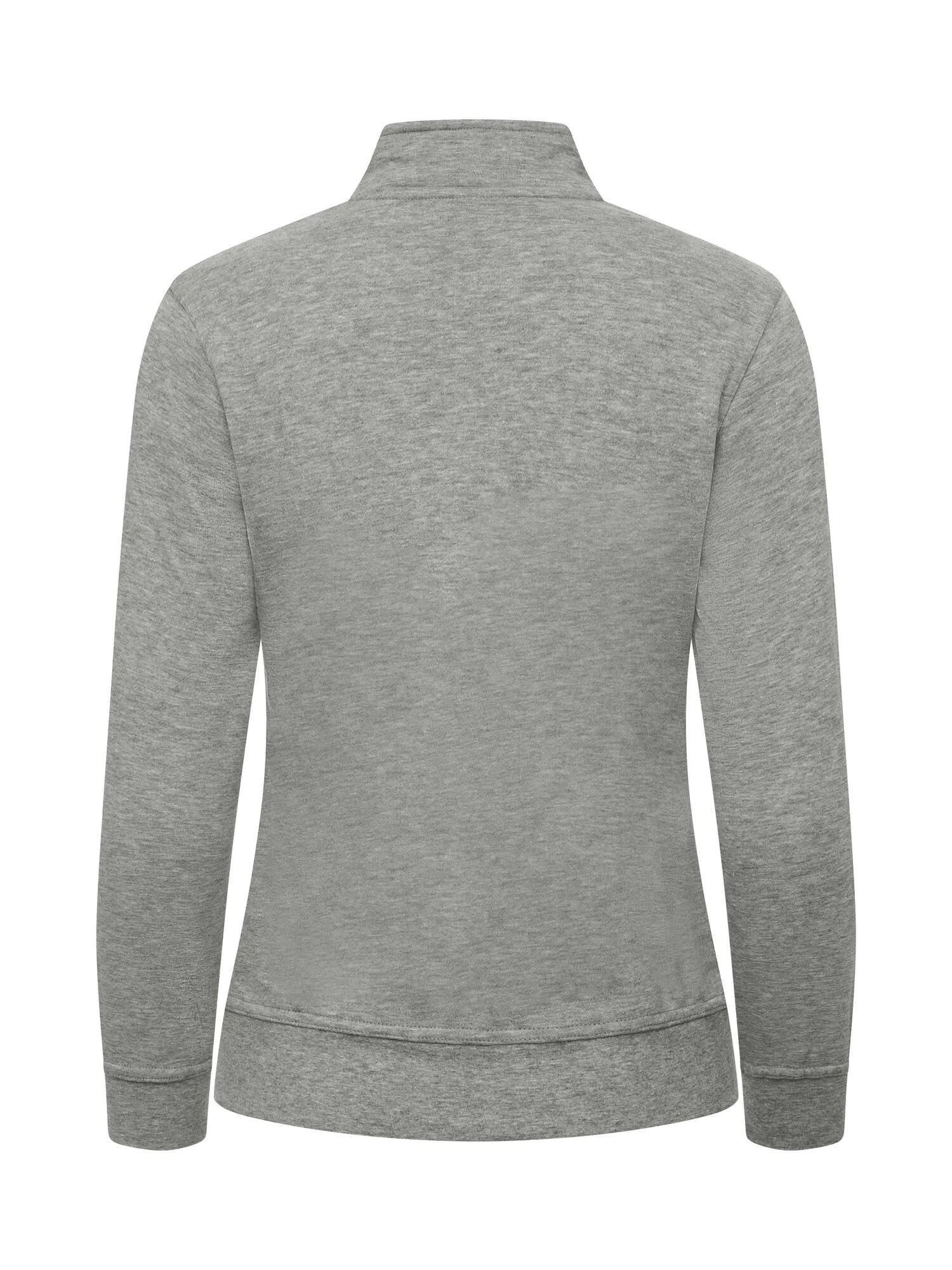 clique Basic Cardigan Women in felpa, grigio mélange – grey melange 2/4