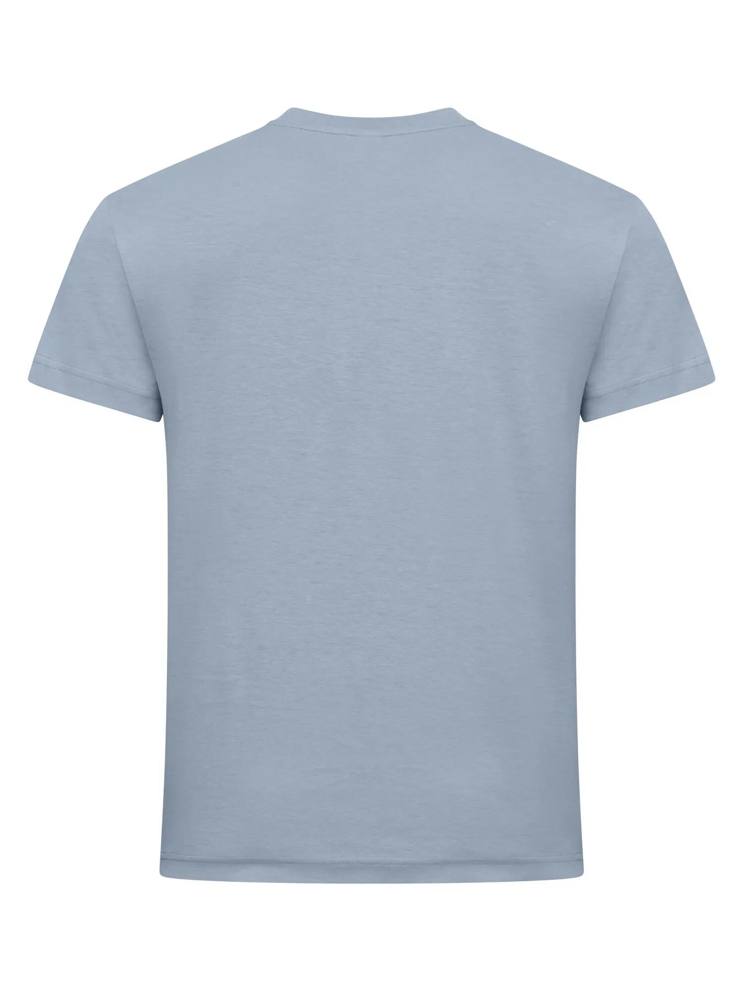 clique New Classic-T heren T-shirt van ringspun katoen – Soft blue 4/4