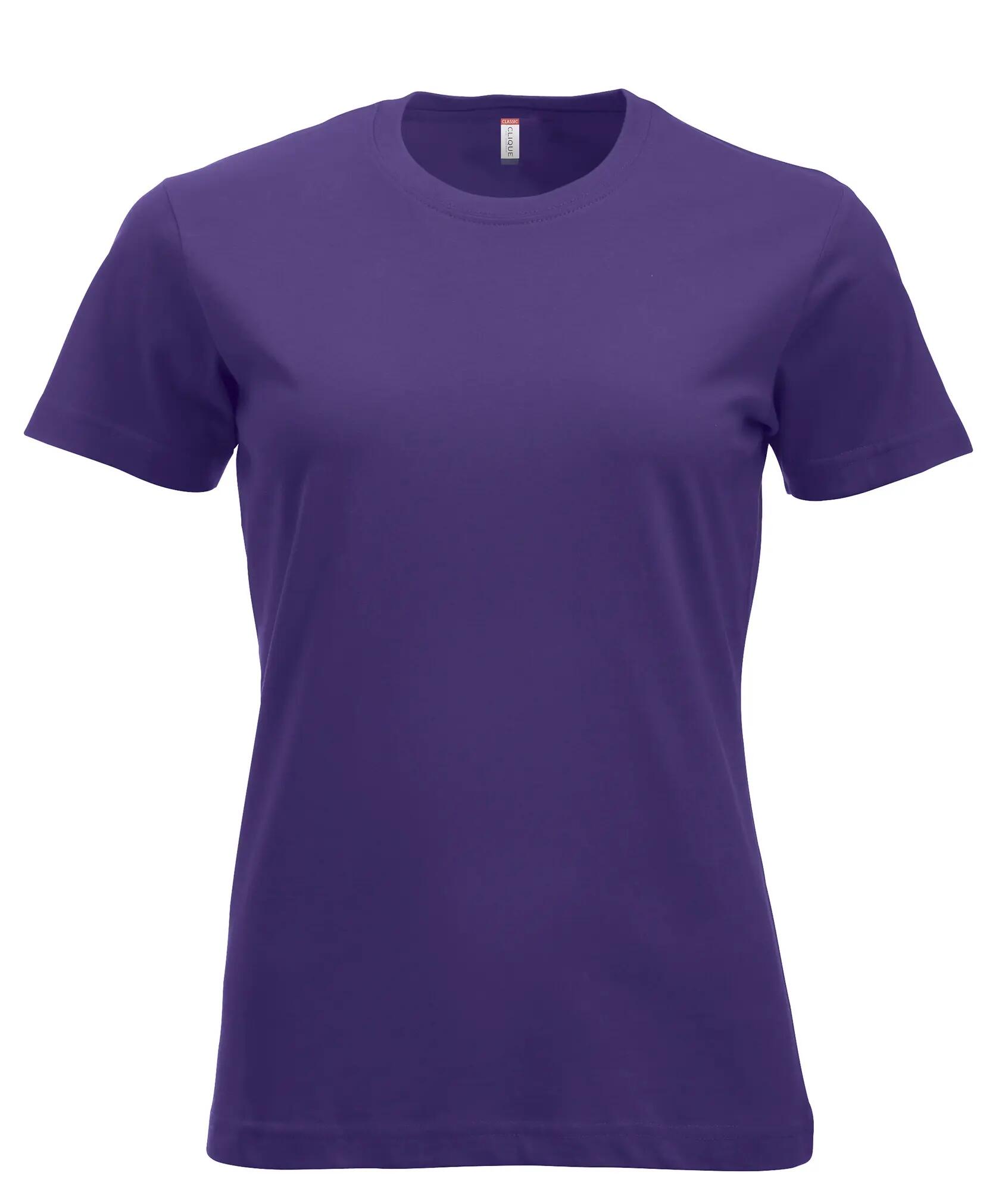 clique New Classic-T Women – Camiseta clásica en algodón ringspun – bright lilac 1/4