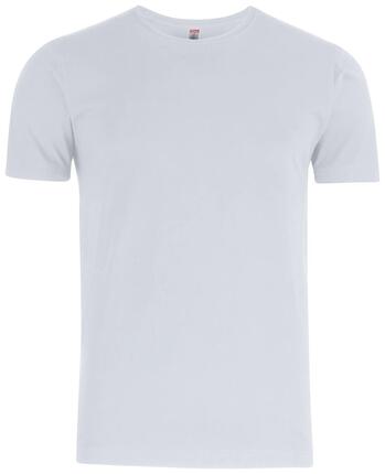 clique Premium Fashion-T en coton 100% — T-shirt homme blanc – white
