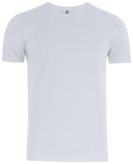clique Premium Fashion-T en coton 100% — T-shirt homme blanc – white