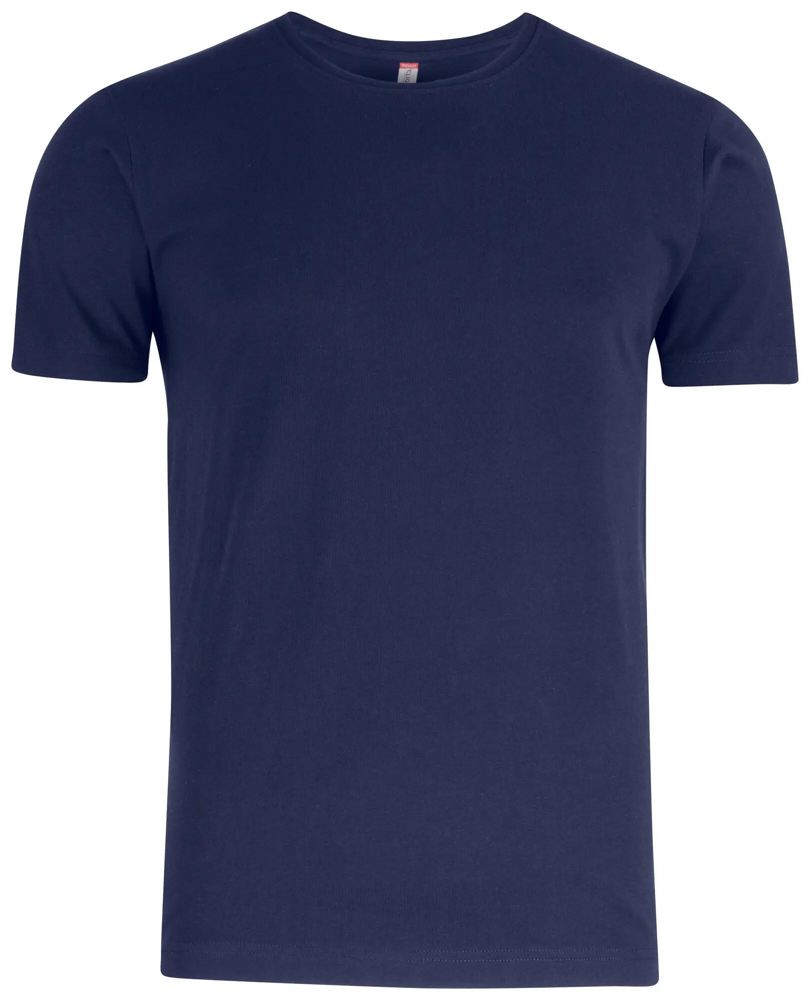 clique Premium Fashion-T em algodão, homem – dark navy 1/4