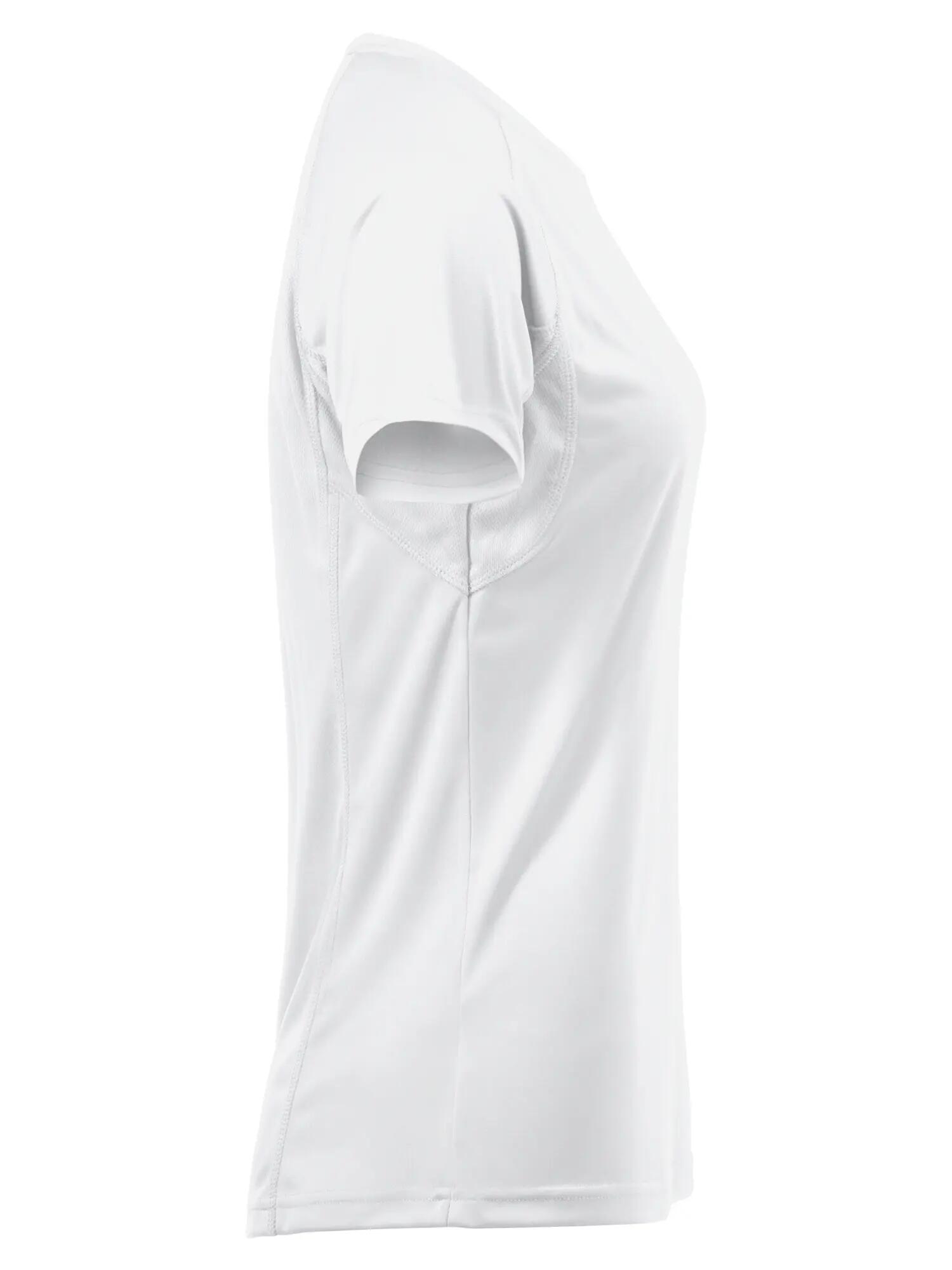 clique Premium Active-T Women – camiseta funcional de alta evacuación – white 4/4