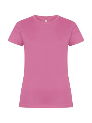 clique T-shirt Basic Active-T Women en polyester technique – Active Pink