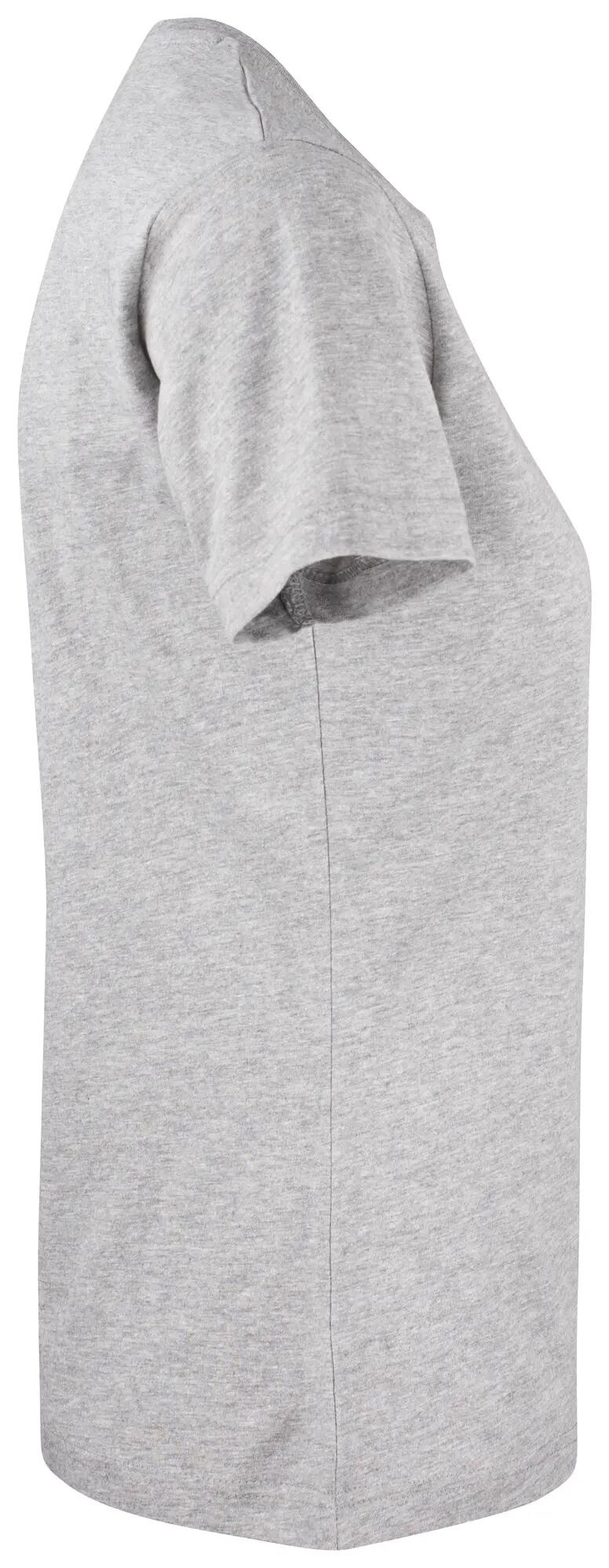 clique Premium Fashion-T Women – T-shirt premium em algodão – grey melange 4/4