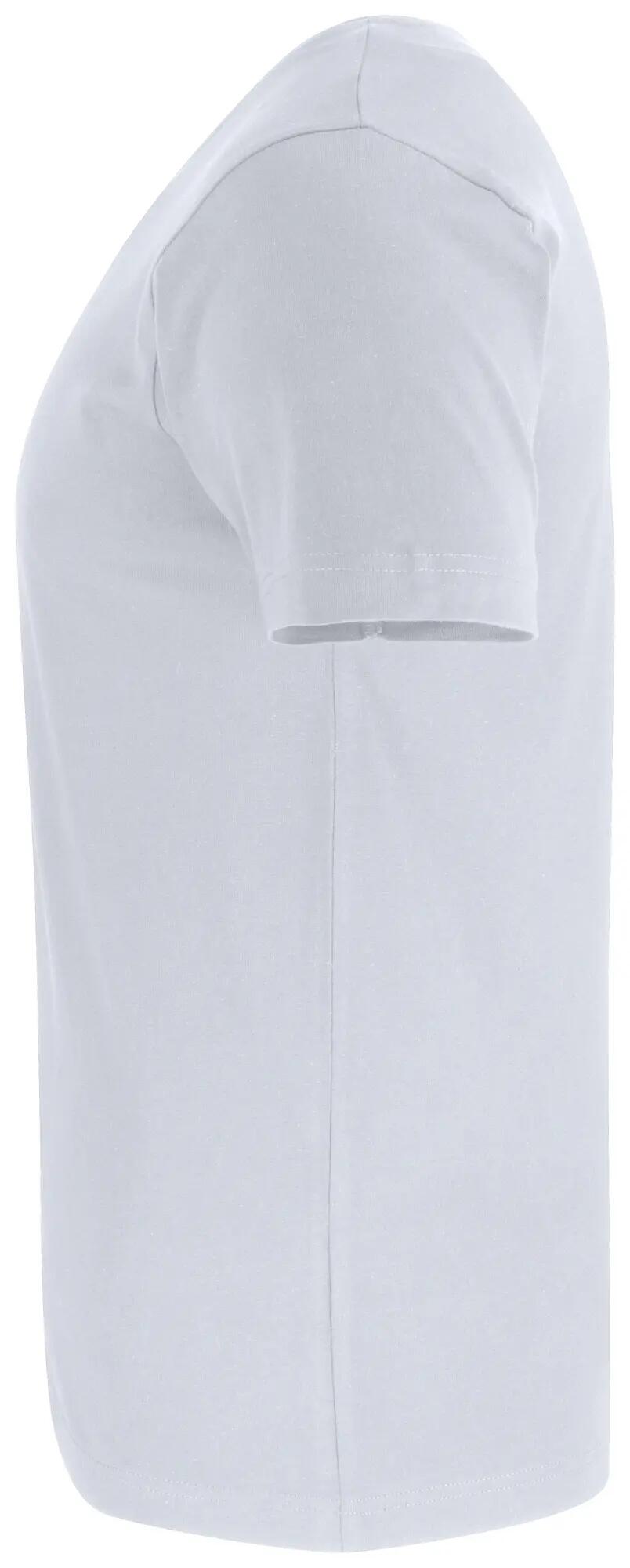 clique Premium Fashion-T aus 100% Baumwolle weiß – white 3/4