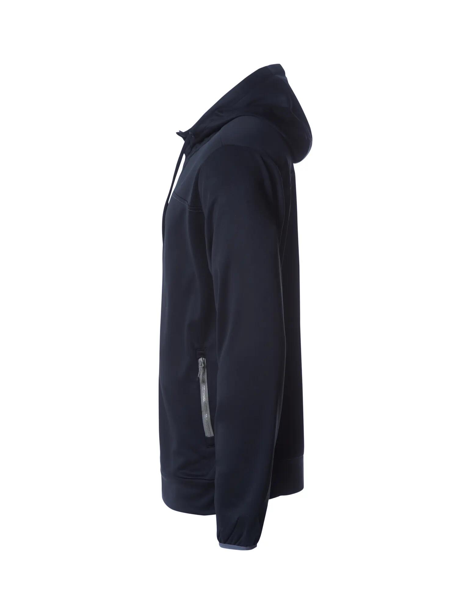 clique Giacca con cappuccio Ottawa in poliestere elasticizzato – dark navy 3/4
