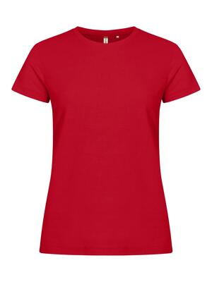 Clique basic-t women dames t-shirt nauwsluitend rood – red