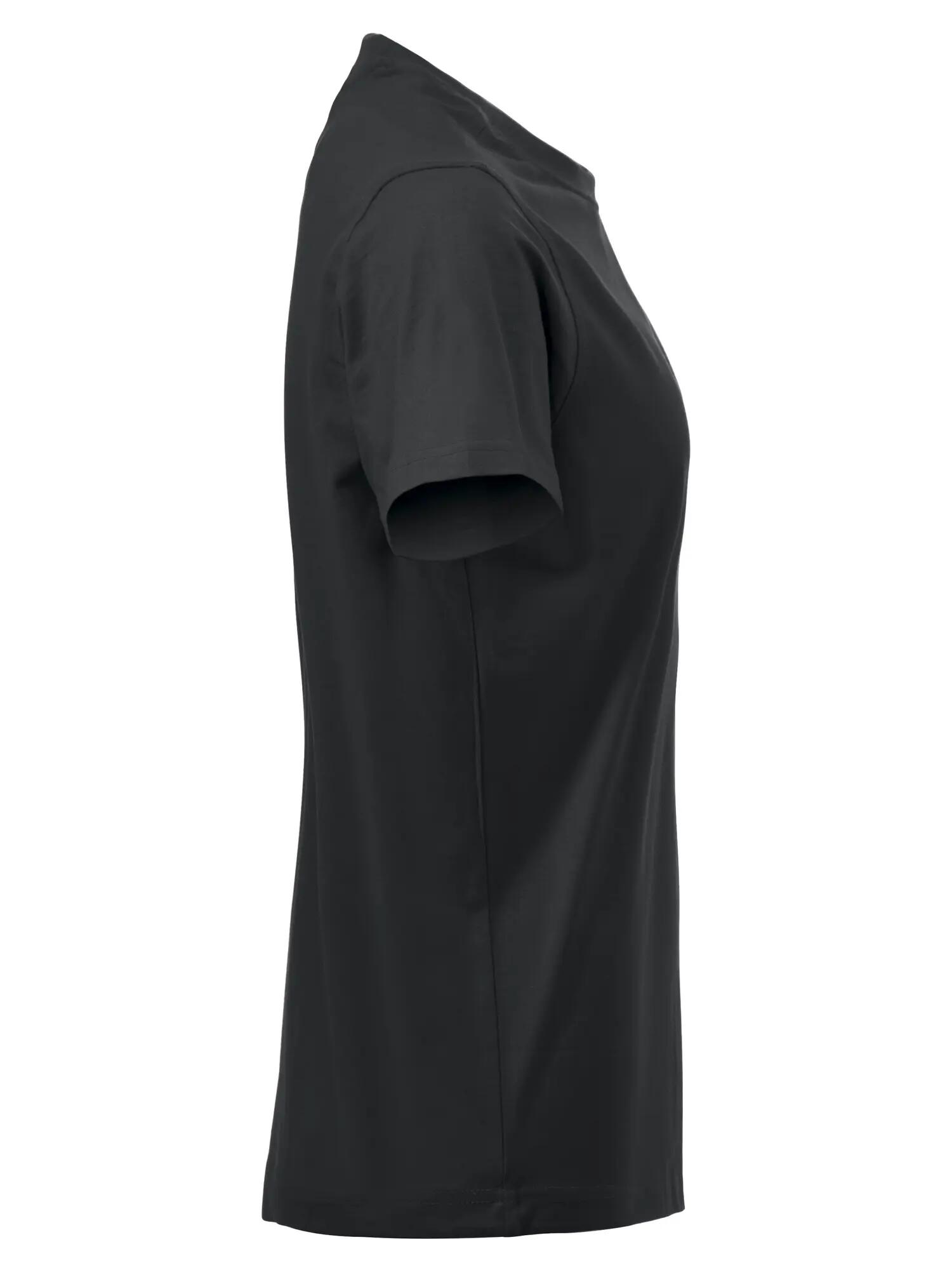 clique Premium-T Women Rondhalsshirt van katoen, zwart – black 2/4